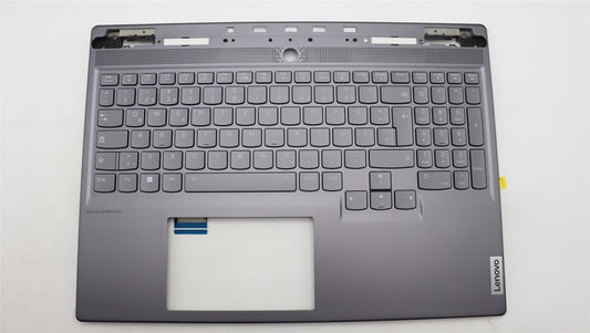Lenovo Legion S7 16IRH8 Keyboard Palmrest Top Cover German Grey 5CB1L68008