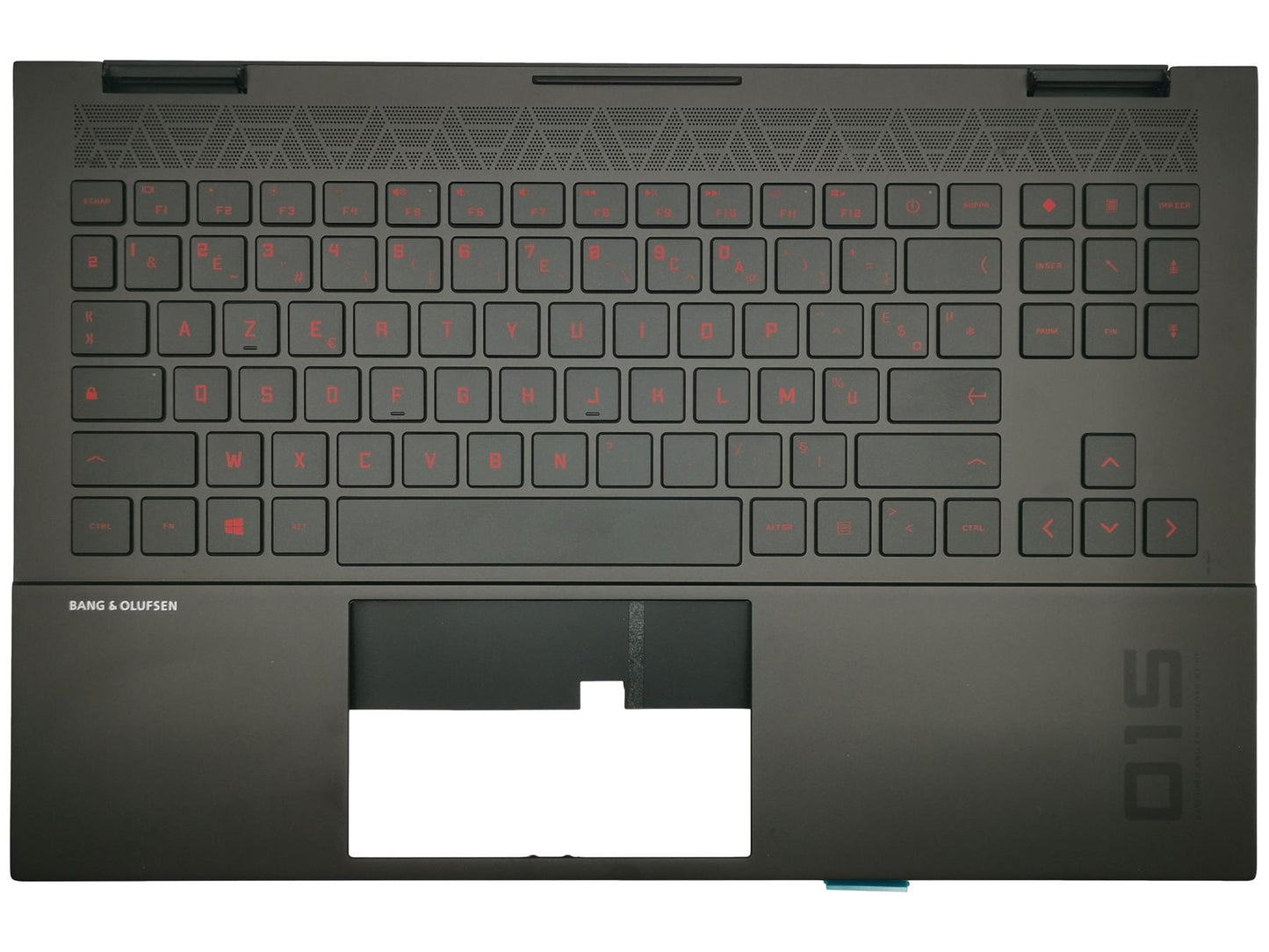 Genuine HP Omen 15-EK Palmrest Cover Keyboard French Black Backlit M00838-051