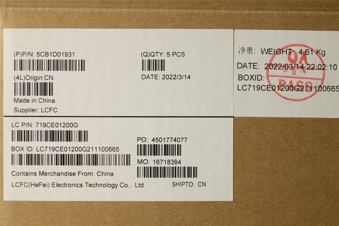 Lenovo Upper Case ASM_SPA L82K0 PHABU 5CB1D01931