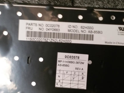 Lenovo FRU ABBA-KBD BUL CHY Bulgarian Keyboard 04Y0683