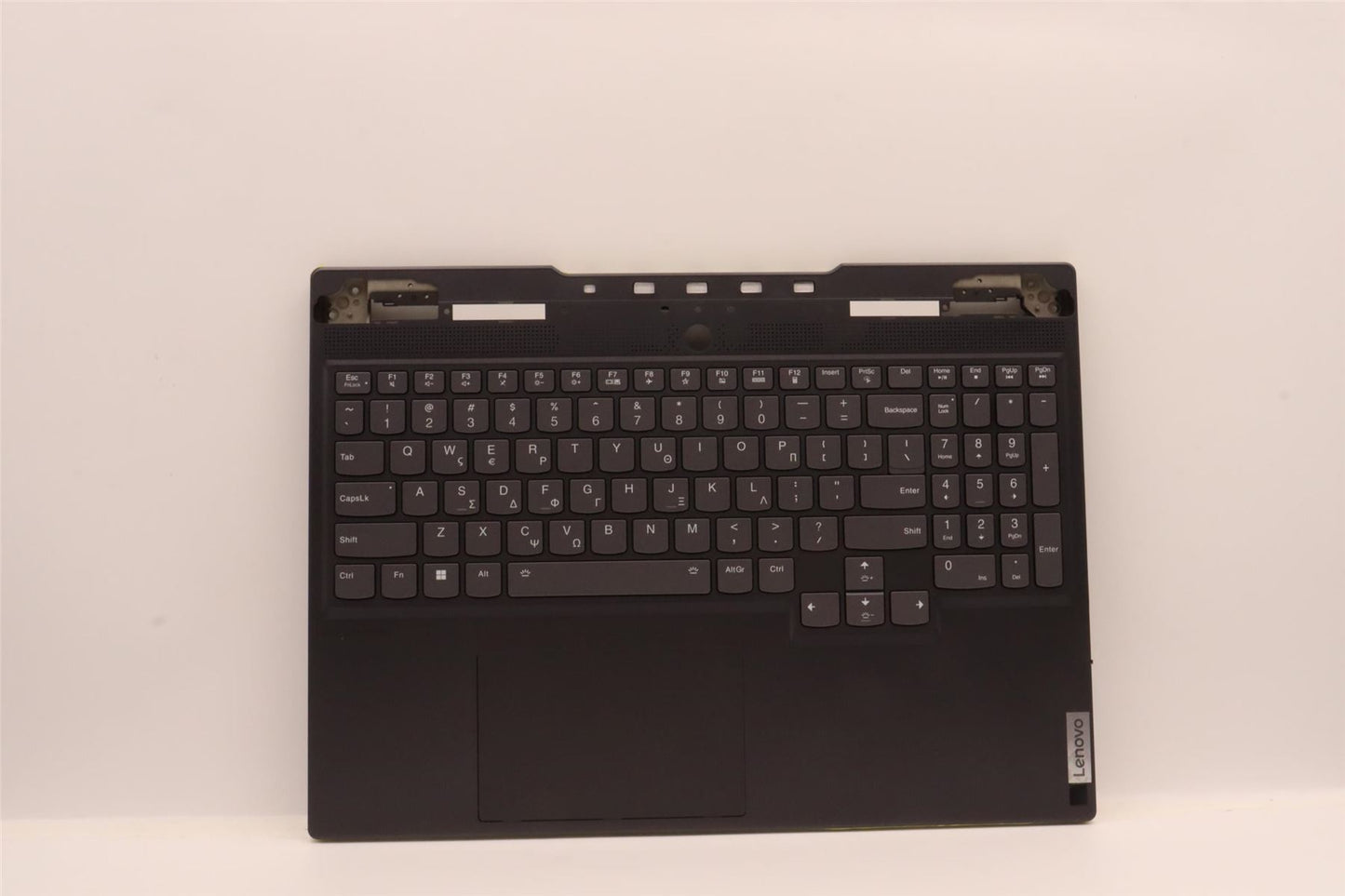 Lenovo S7 16IAH7 Palmrest Cover Touchpad Keyboard Greek Onyx Grey 5CB1J04292