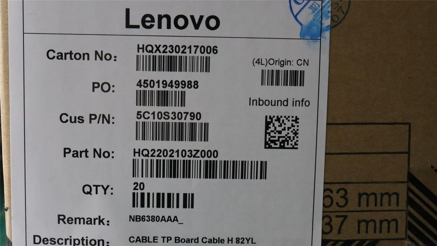 Lenovo Yoga 7 14ARP8 7 14IRL8 Trackpad Touchpad Cable 5C10S30790