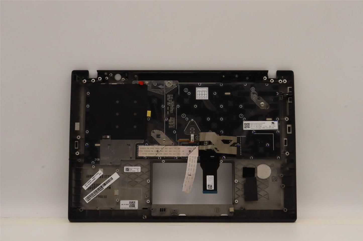 Lenovo ThinkPad T14s Gen 2 Keyboard Palmrest Top Cover Spanish Black 5M11F24637