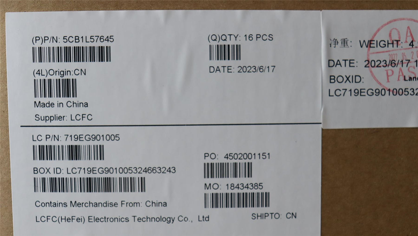 Lenovo FRU KT4D1_A_A30_FHD_5M_ASSY 5CB1L57645