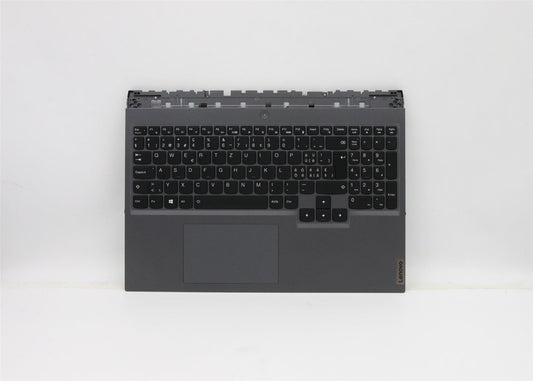 Lenovo Legion 5 16ACH6H Palmrest Cover Touchpad Keyboard Swiss Grey 5CB1C14906