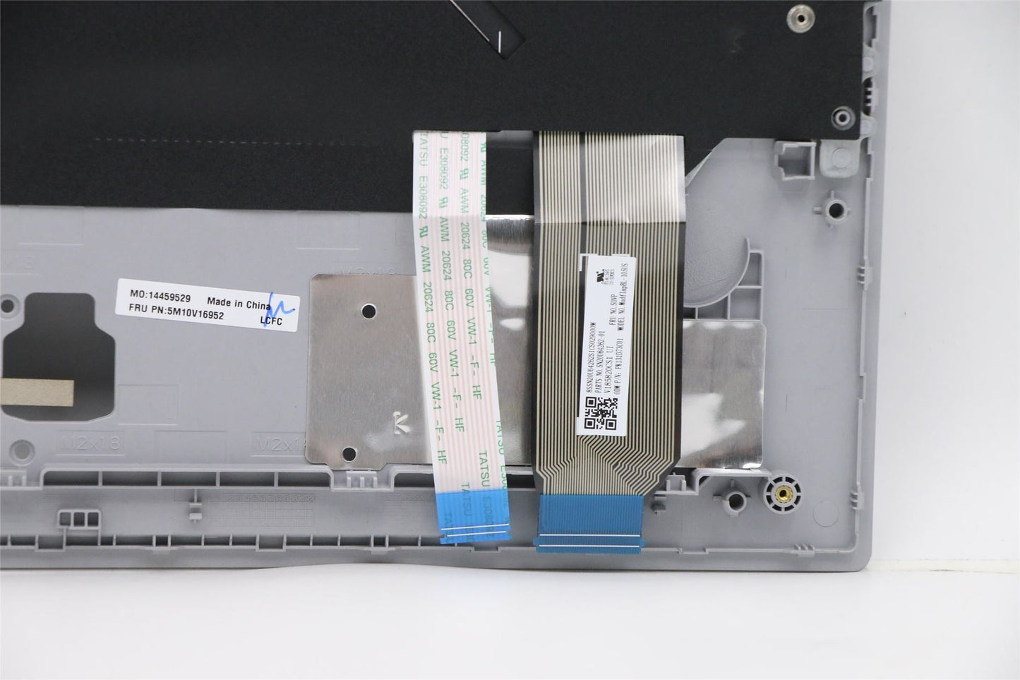 Lenovo ThinkPad E15 Keyboard Palmrest Top Cover US Europe Silver 5M10V16952