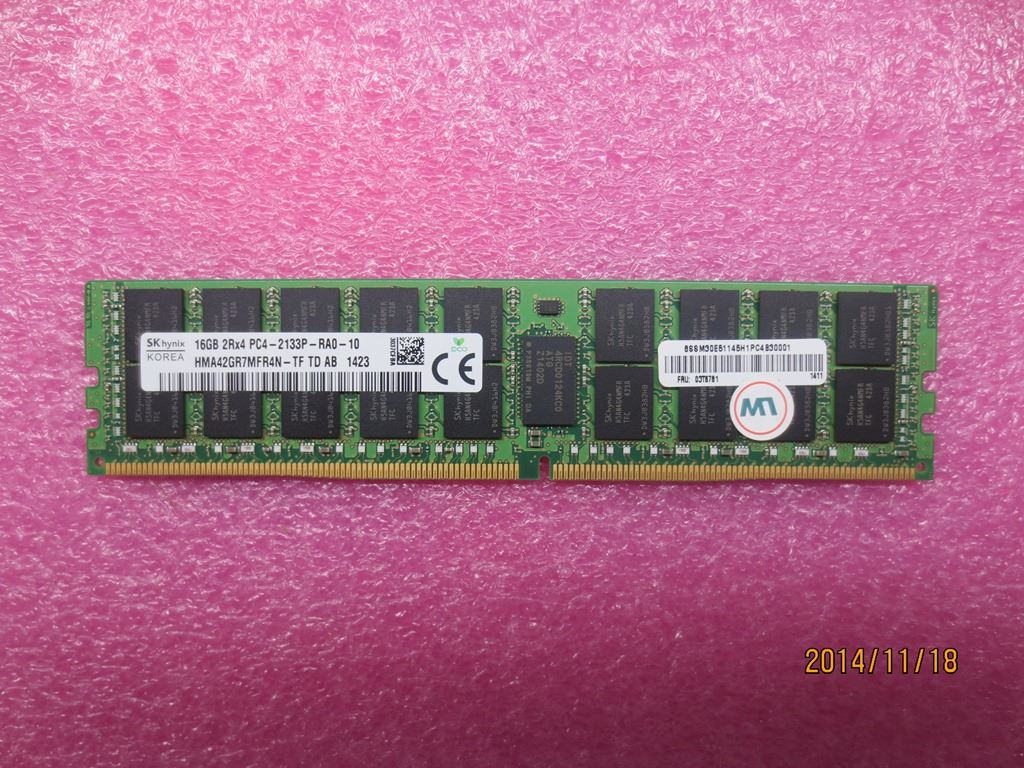 Lenovo FRU, 16GB DDR4 ECC RDIMM PC4 03T6781