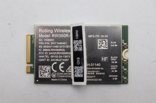 Lenovo WIRELESS Wireless,WWAN,RW,RW350 WWAN Board 5W11H85491