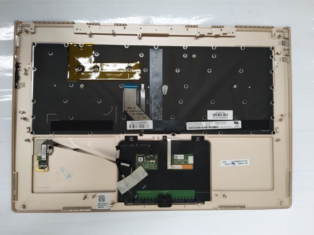 Lenovo Yoga 910-13IKB Palmrest Cover Touchpad Keyboard Italian Gold 5CB0M35111