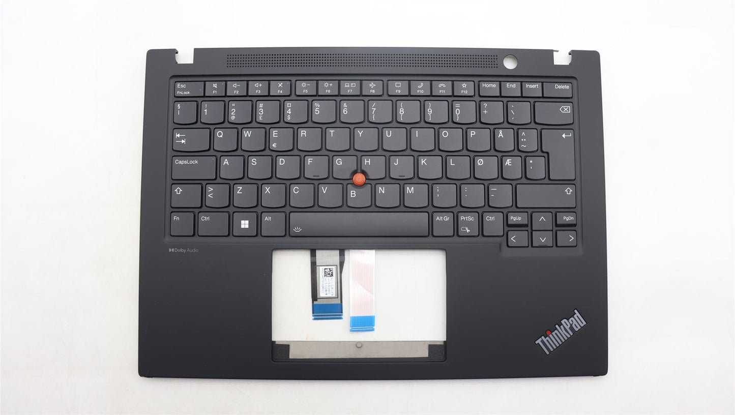 Lenovo ThinkPad T14s Gen 4 Keyboard Palmrest Top Cover Norwegian 5M11L59375