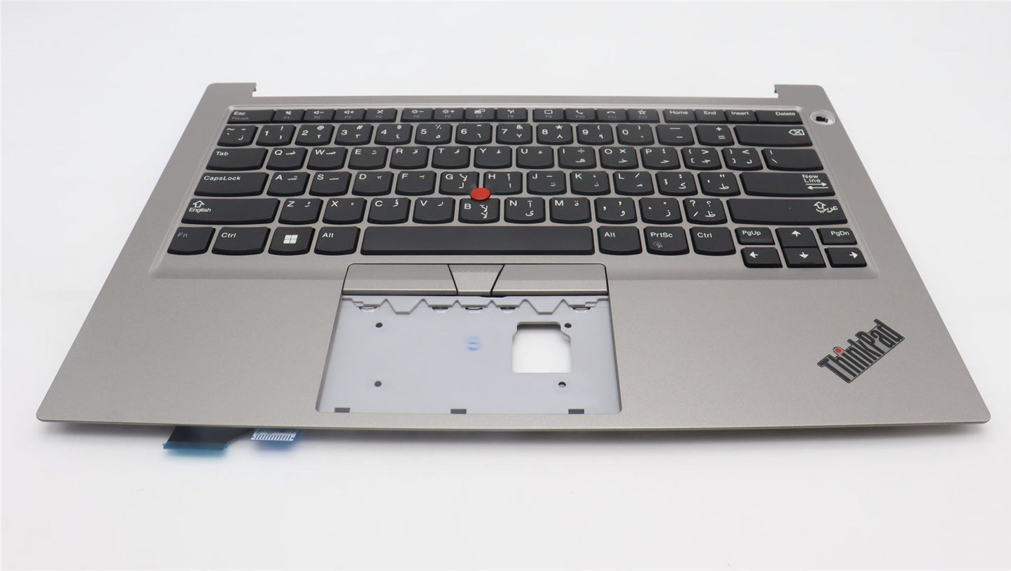Lenovo Legion S7 16APH8 Keyboard Palmrest Top Cover Belgian Silver 5CB1L68917