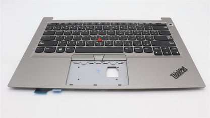 Lenovo Legion S7 16APH8 Keyboard Palmrest Top Cover Belgian Silver 5CB1L68917