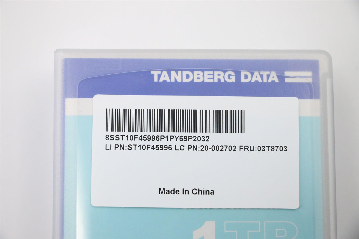 Lenovo TAPE FRU TD 1T SATA3G RDX tape 03T8703