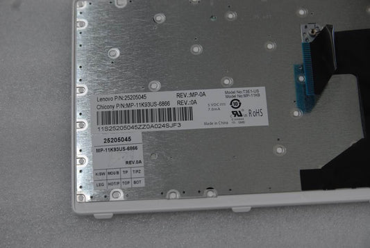 Lenovo CCYT3E1US84keyBLKKeyWhiteF KBD Keyboard 25205045