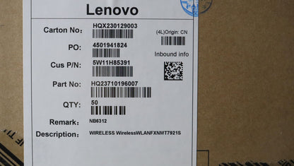Lenovo WIRELESS Wireless,WLAN,LTN,MT7921 WiFi WLAN LiteOn Board 5W10V25845
