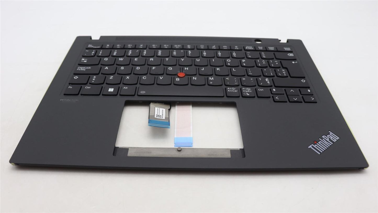 Lenovo ThinkPad T14s Gen 3 Keyboard Palmrest Top Cover US Black 5M11H27371