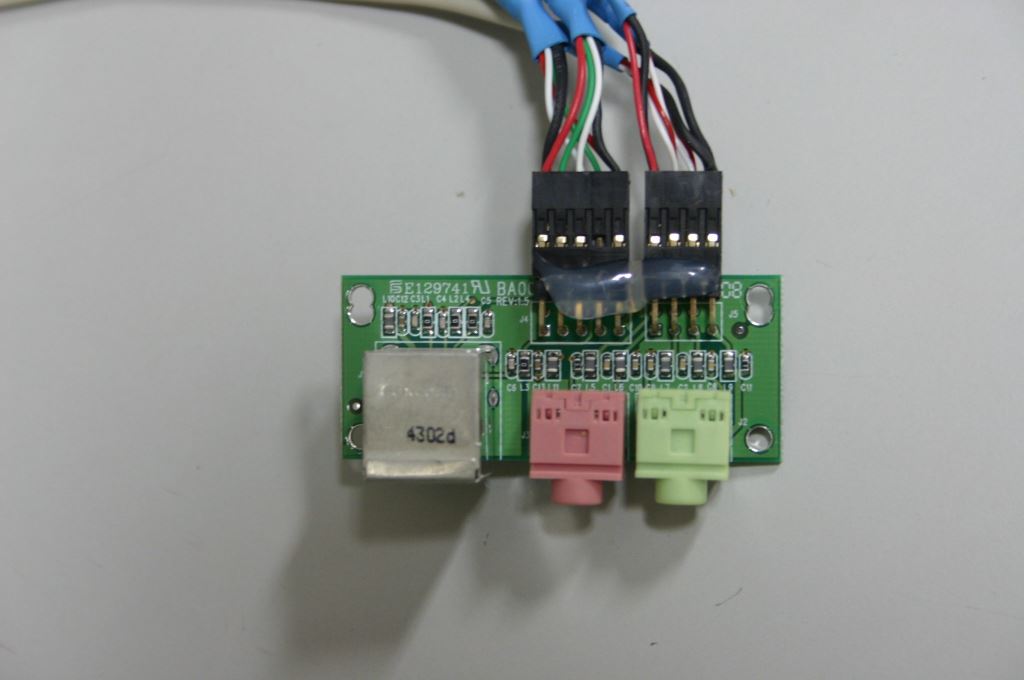 Lenovo 前置USB/AUDIO转接板E164671(含USB音频线） Audio USB Board 31007110