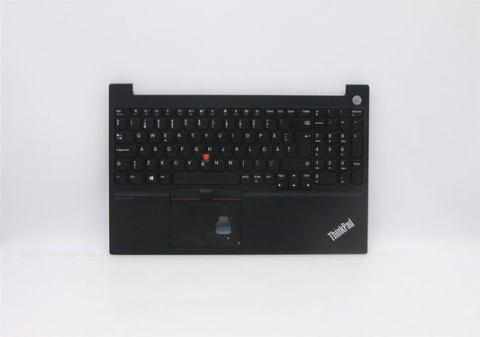 Lenovo ThinkPad E15 Keyboard Palmrest Top Cover Swedish Finnish Black 5M10V16879