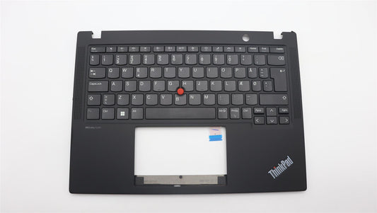 Lenovo ThinkPad X13 Gen 4 Keyboard Palmrest Top Cover Danish Black 5M11H88980