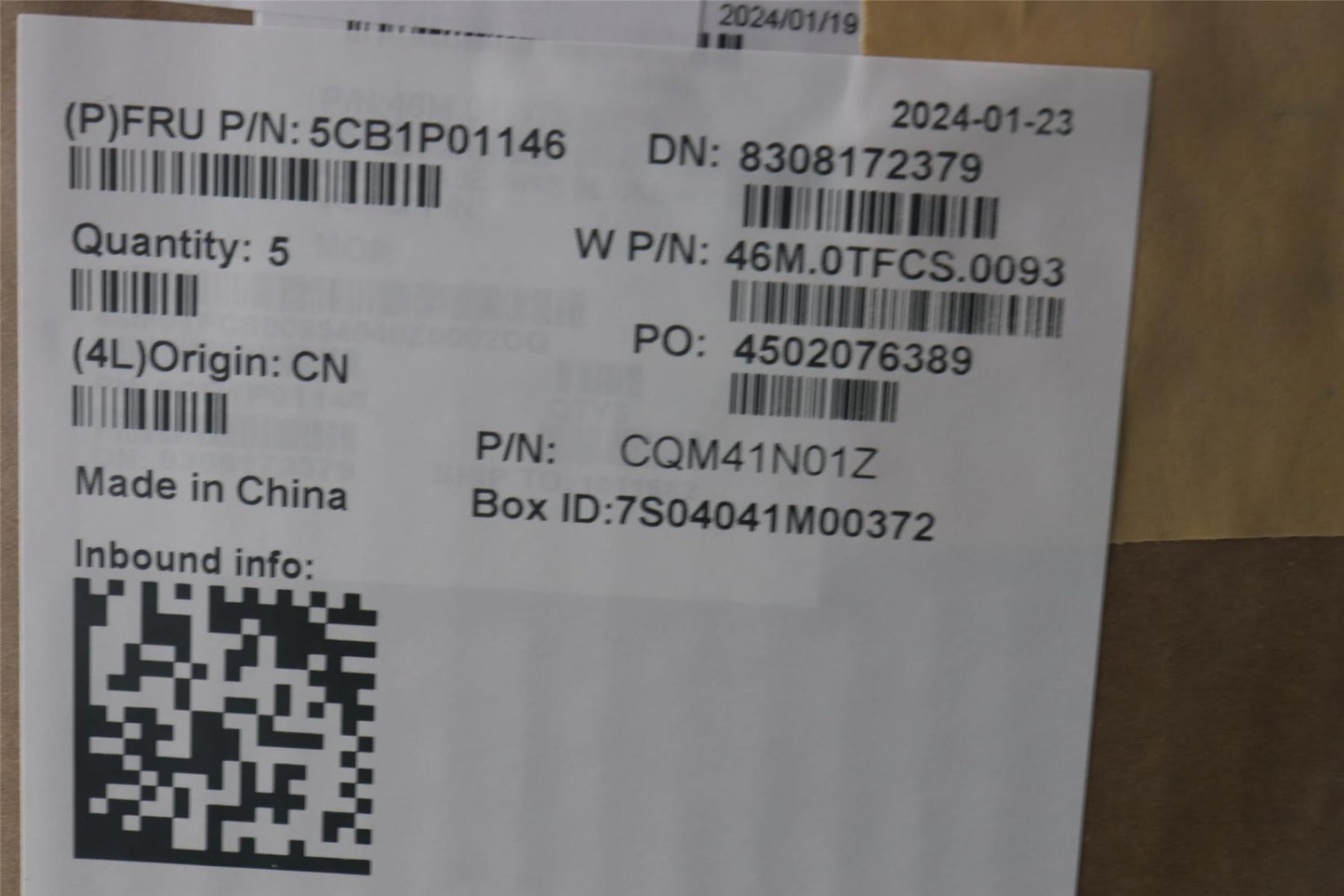 Lenovo Upper Case ASM_UKE W21KG AGBL H 5CB1P01146