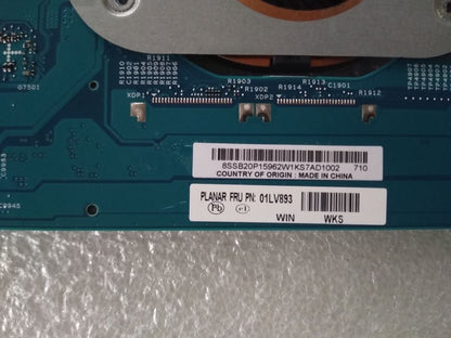 Lenovo 01LV893 BDPLANAR WIN,i5-6200U,4G,TPM