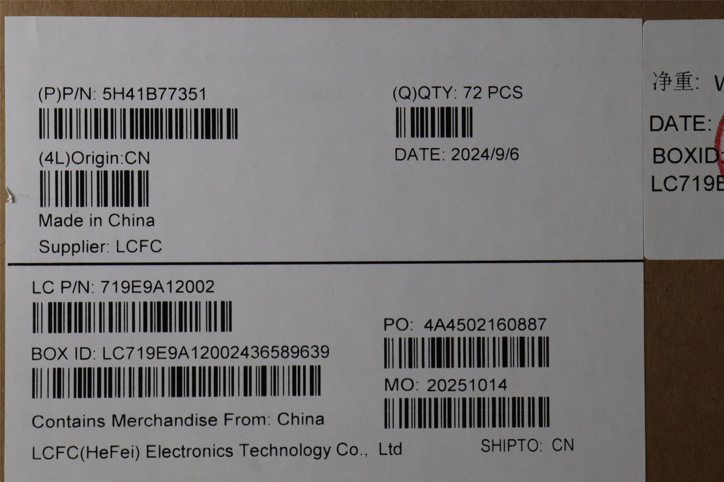 Lenovo 5H41B77351 HEATSINK FRU KC4LA_THM_ASSY_6W_WL TAISOL