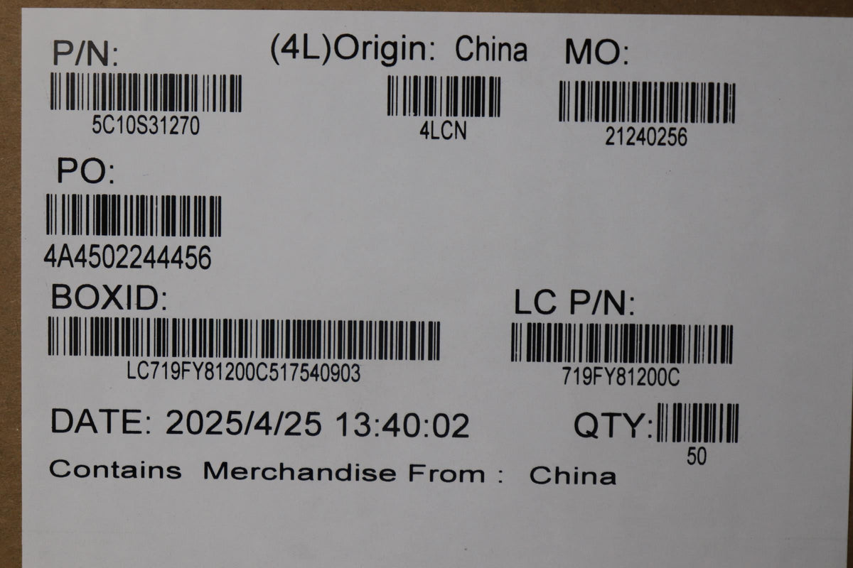 Lenovo L 83K1 TOUCH MGE eDP IR Cable 5C10S31270