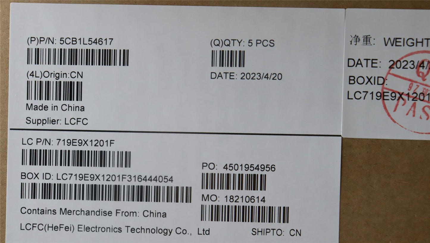 Lenovo Legion 5 16ARX8 Palmrest Cover Touchpad Keyboard US Onyx Grey 5CB1L54617