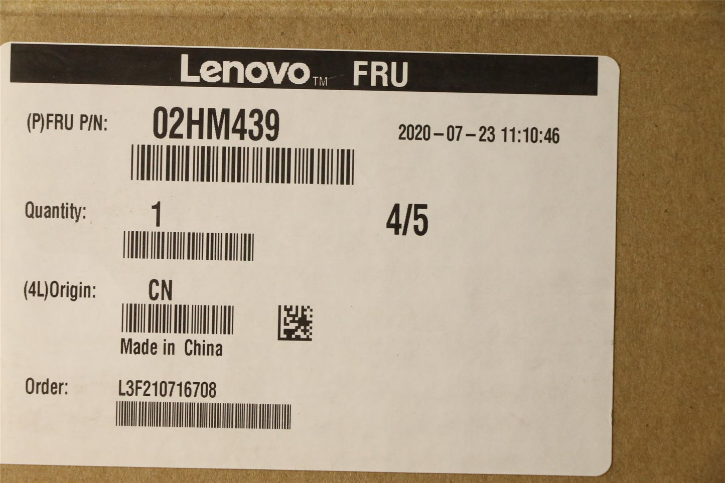 Lenovo ThinkPad T490s Keyboard Palmrest Top Cover Korean Black 02HM439