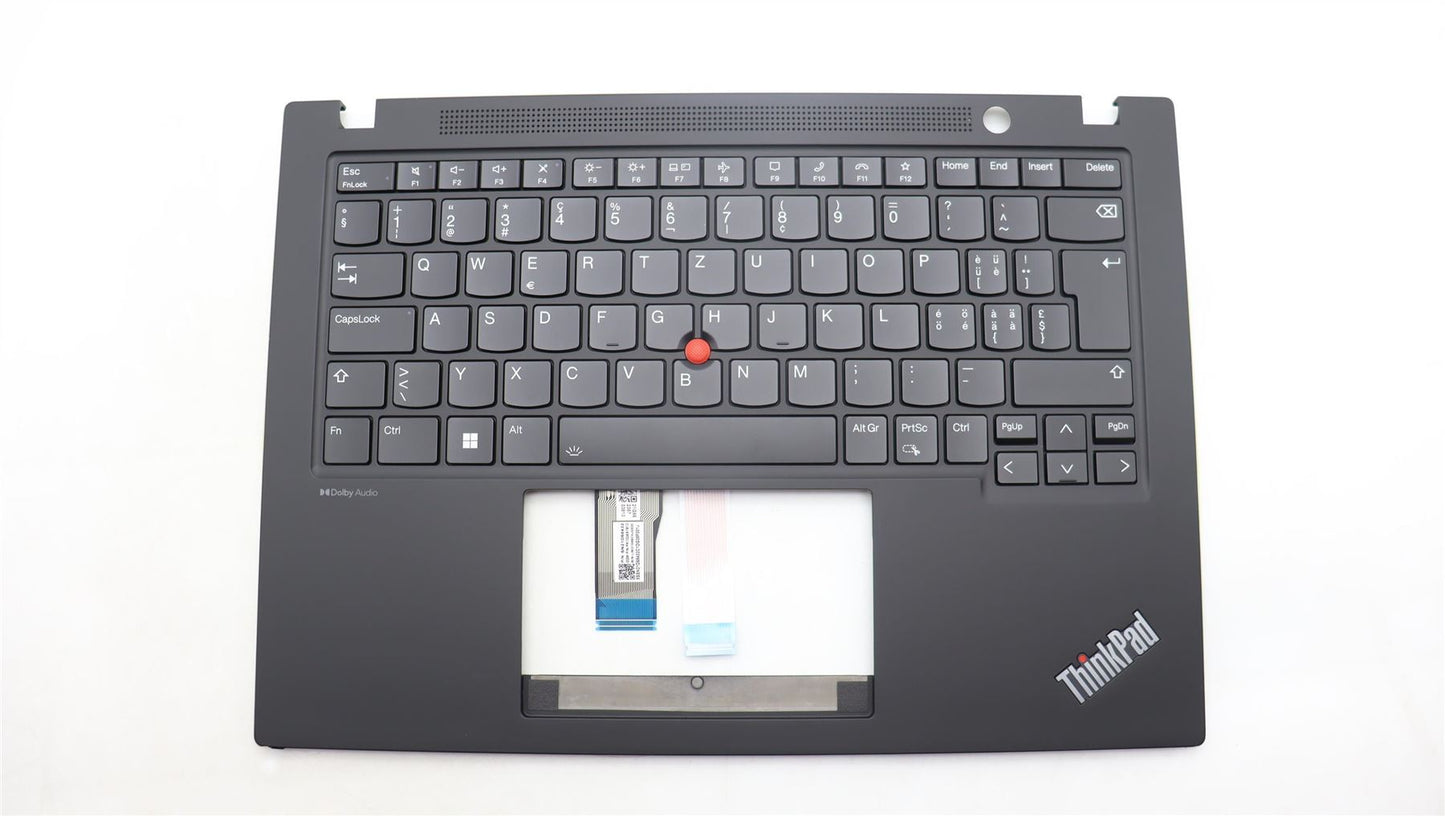 Lenovo ThinkPad T14s Gen 4 Palmrest Cover Keyboard Siwss Black 5M11L59549