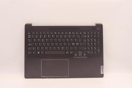 Lenovo IdeaPad 5 16IAH7 Palmrest Cover Touchpad Keyboard Nordic Grey 5CB1H95485