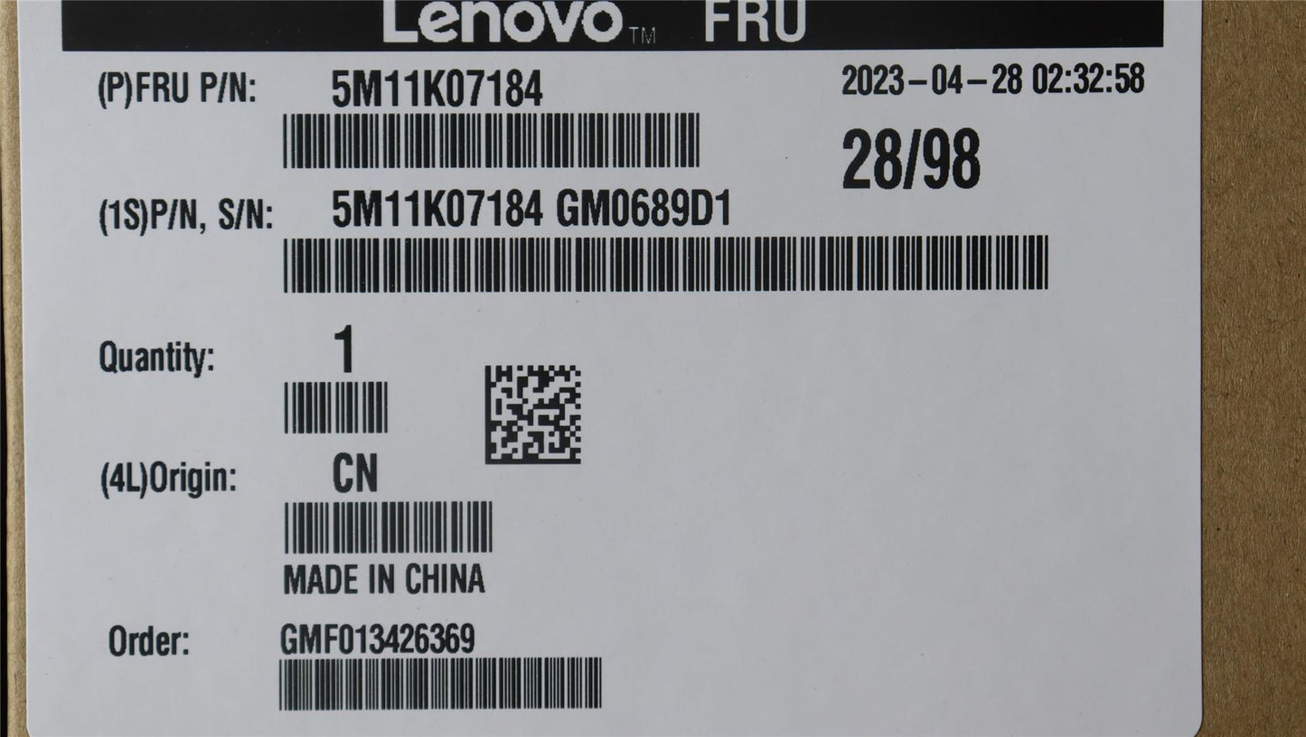 Lenovo ThinkStation P360 P3 Case PET Logo Dust Filter Black 5M11K07184