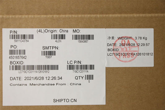 Lenovo MECH_ASM KB C DEN BKLT(PMX)PT FP UK BK 5M11C43764