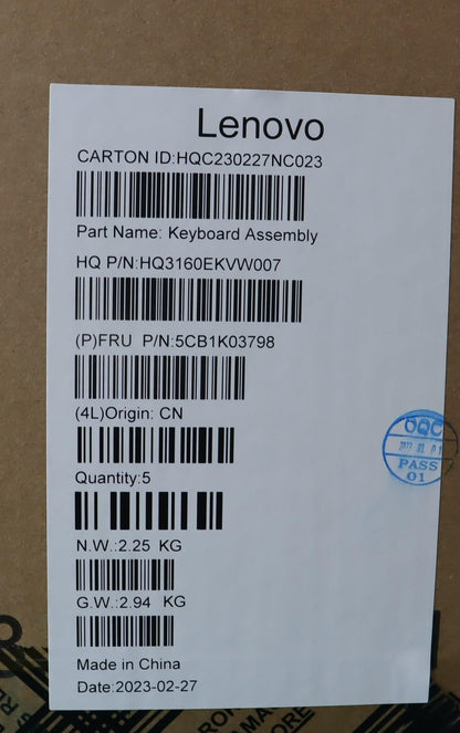 Lenovo Yoga 6 14IAP8 Palmrest Cover Touchpad Keyboard Slovenian 5CB1K03798