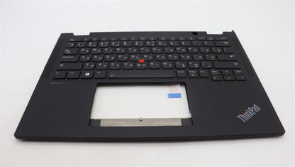 Lenovo ThinkPad X13 Gen 4 Keyboard Palmrest Top Cover Russian Black 5M11L64268