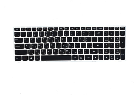 Lenovo HEB-T6G1-CCY-BlackKey-KBD Hebrew Keyboard 5N20H03416
