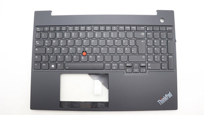 Lenovo ThinkPad E16 Gen 1 Palmrest Cover Keyboard German Black 5M11L65215