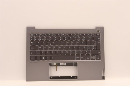 Lenovo ThinkBook 13s G4 IAP Keyboard Palmrest Top Cover Belgian Black 5CB1H18280