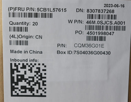Lenovo FRU D COVER,ASM,CF,Intel Golem2 5CB1L57615