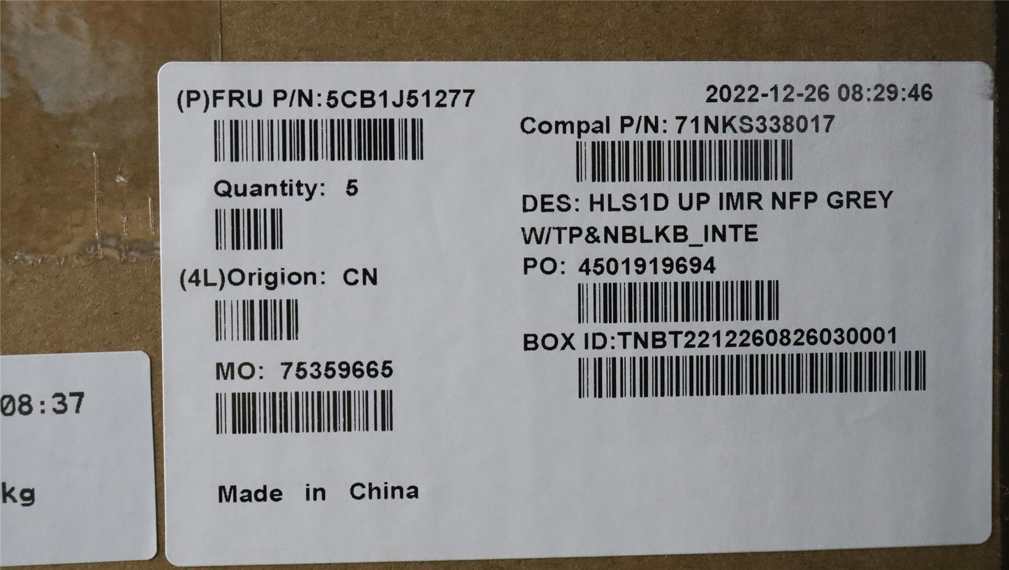 Lenovo IdeaPad 1 15AMN7 Palmrest Cover Touchpad Keyboard US Europe 5CB1J51277