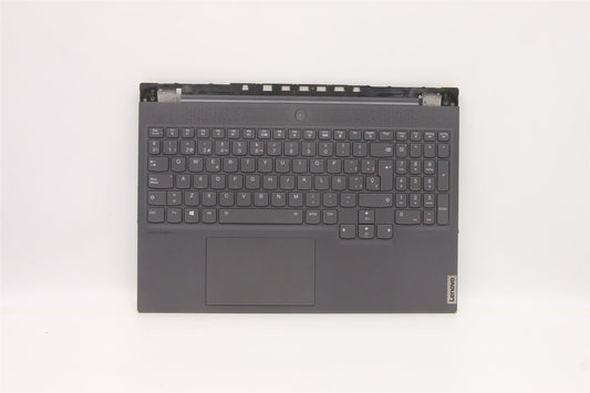 Lenovo 7 16ACHg6 Palmrest Cover Touchpad Keyboard Spanish Storm Grey 5CB1C17328