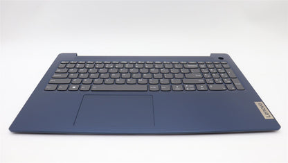 Lenovo IdeaPad 3 15AMN8 Palmrest Cover Touchpad Keyboard US Euro 5CB1L21195