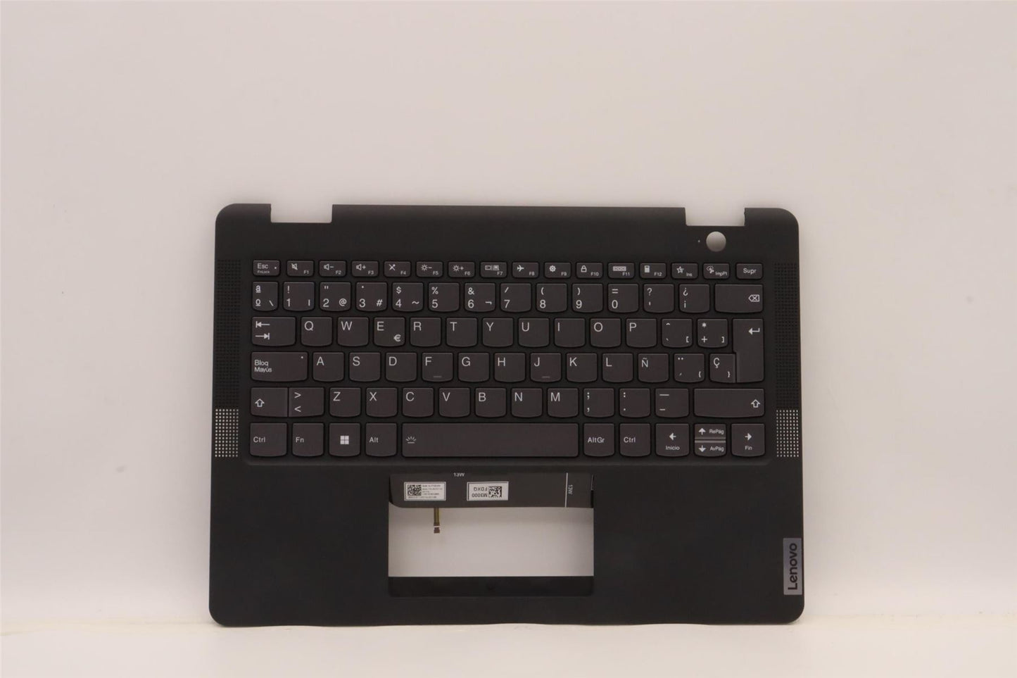 Lenovo 13w Keyboard Palmrest Top Cover Spanish Black Backlit 5M11F25703