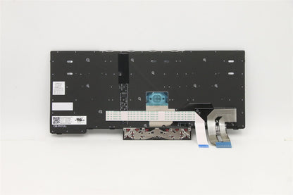 Lenovo ThinkPad T14 2 Keyboard Belgian Black Backlit 5N20X68851