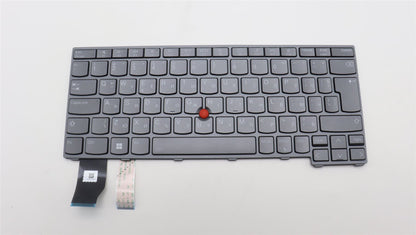 Lenovo ThinkPad X13 Gen 2 Keyboard Bulgarian Grey Backlit 5N21A22001