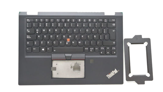 Lenovo ThinkPad X390 Keyboard Palmrest Top Cover Spanish Black Backlit 02HM704