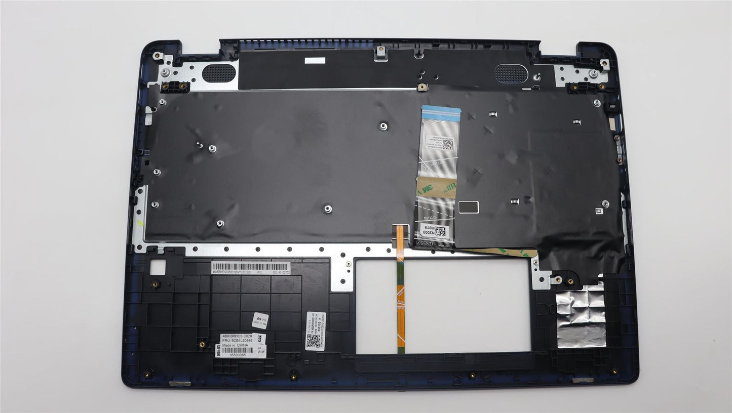 Lenovo IdeaPad 5 16IRU8 Keyboard Palmrest Top Cover Hebrew Abyss Blue 5CB1L30946