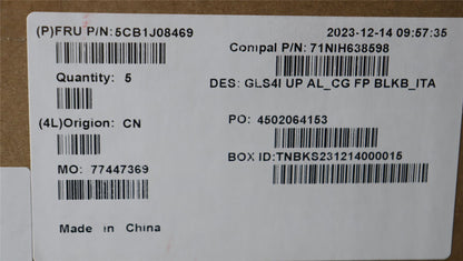 Lenovo IdeaPad 5 14IAL7 5 14ABA7 Palmrest Cover Touchpad Keyboard 5CB1J08469