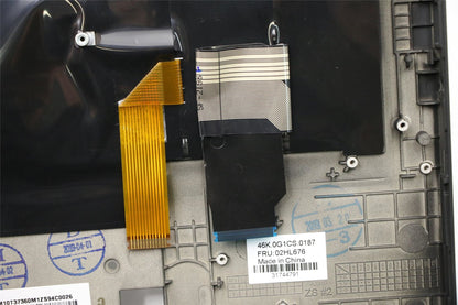Lenovo Yoga X390 Keyboard Palmrest Top Cover Russain Black Backlit 02HL676