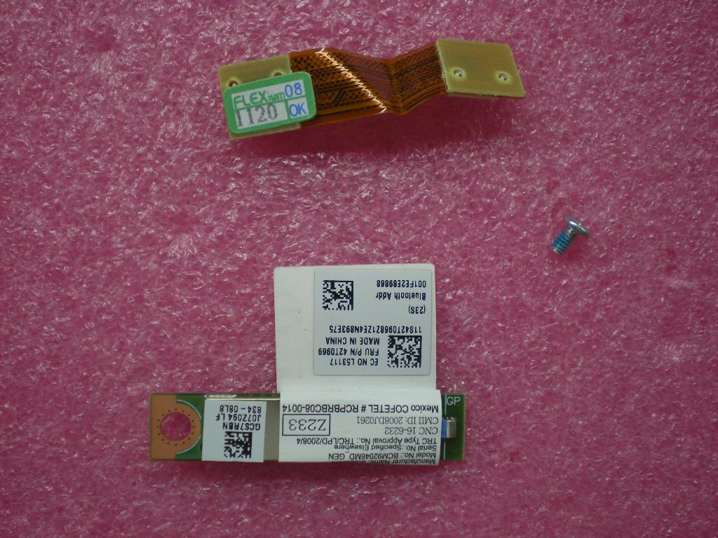 Lenovo ASM Bluetooth Board 44C9696